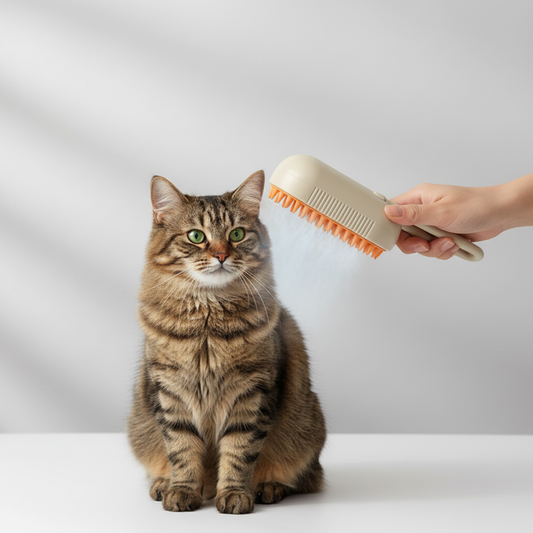 Cepillo de vapor para mascotas 3 en 1