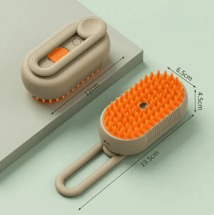 Cepillo de vapor para mascotas 3 en 1