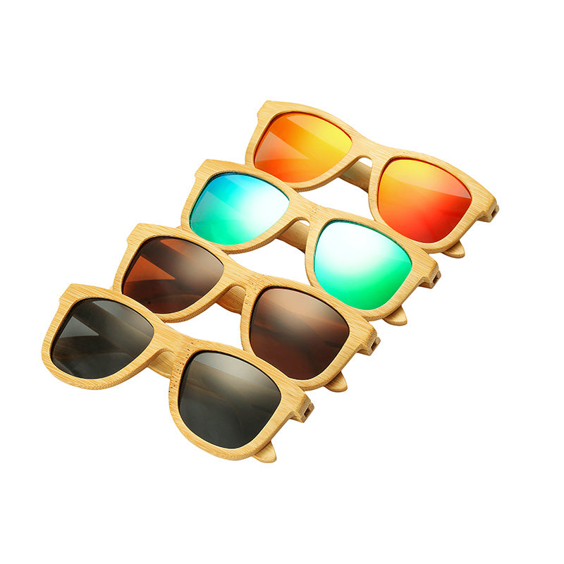 Gafas de sol polarizadas de bambú
