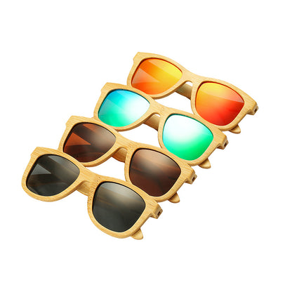 Gafas de sol polarizadas de bambú