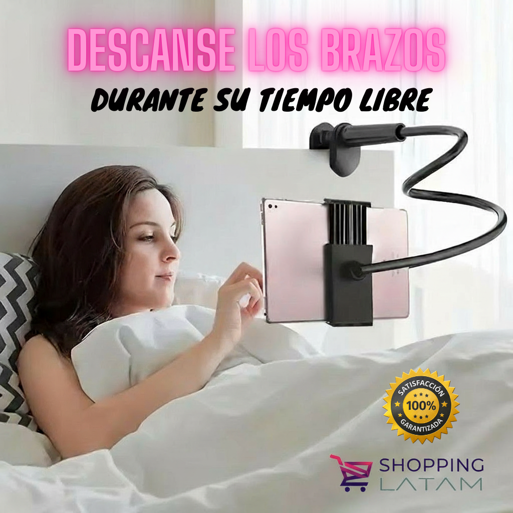Soporte Flexible “Lazy Arm” para Celular y Tablet – Ultra Cómodo