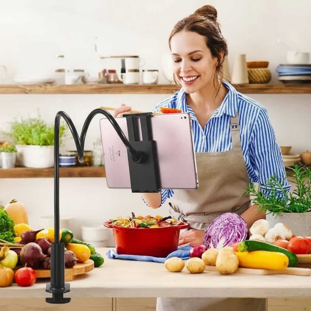 Soporte Flexible “Lazy Arm” para Celular y Tablet – Ultra Cómodo