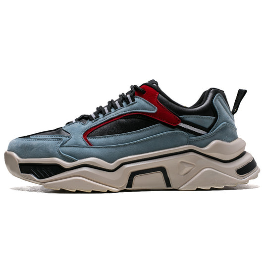 Zapatillas casuales transpirables de suela gruesa para hombre