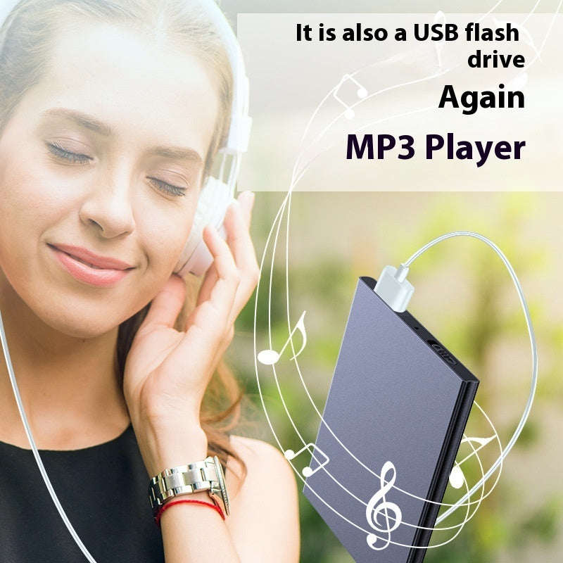 Smart Voice Recorder HD Noise Reduction Ultra-thin Portable Recorder