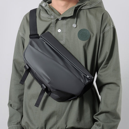 Bolso bandolera funcional para hombre, estilo bandolera para motocicleta, bandolera para el hombro