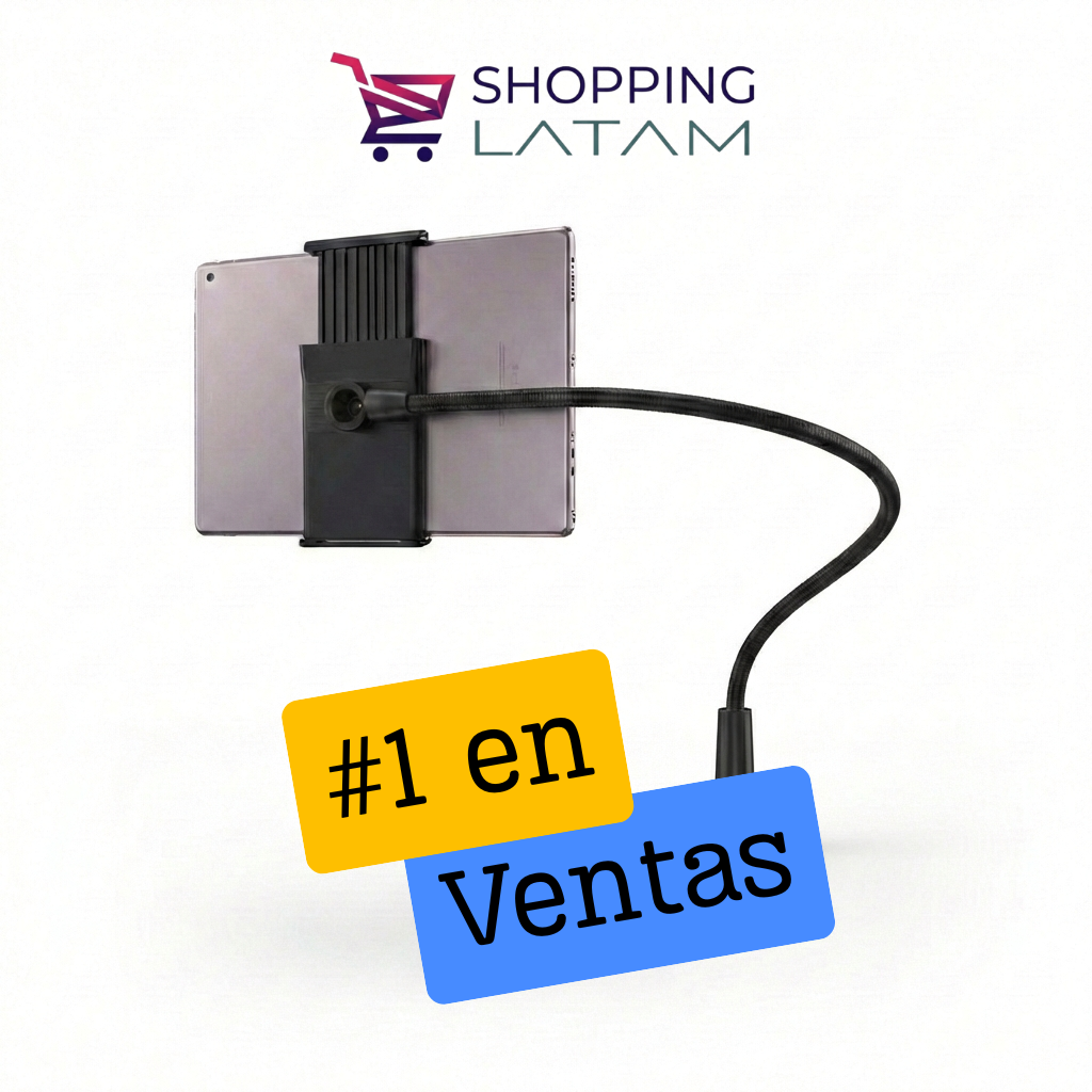 Soporte Flexible “Lazy Arm” para Celular y Tablet – Ultra Cómodo